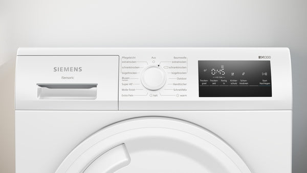 Siemens Wärmepumpen-Trockner 7 kg autoDry easyClean-Filter LED-Display WT43HV03