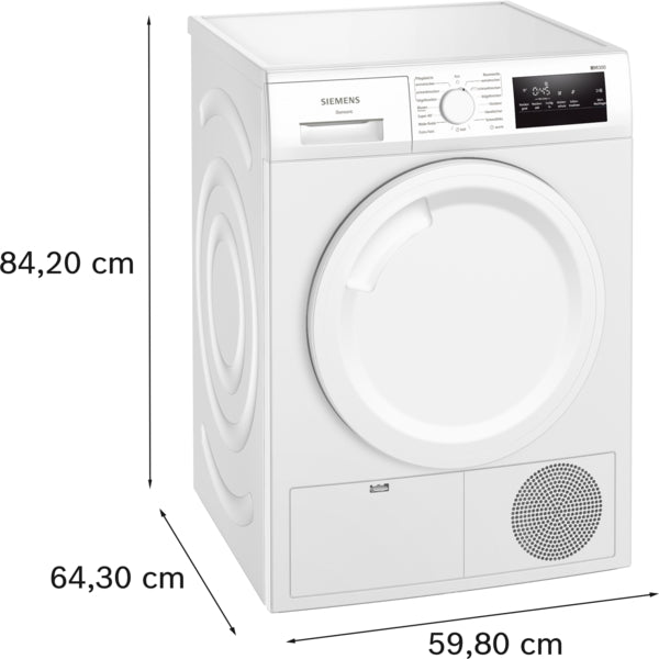 Siemens Wärmepumpen-Trockner 7 kg autoDry easyClean-Filter LED-Display WT43HV03
