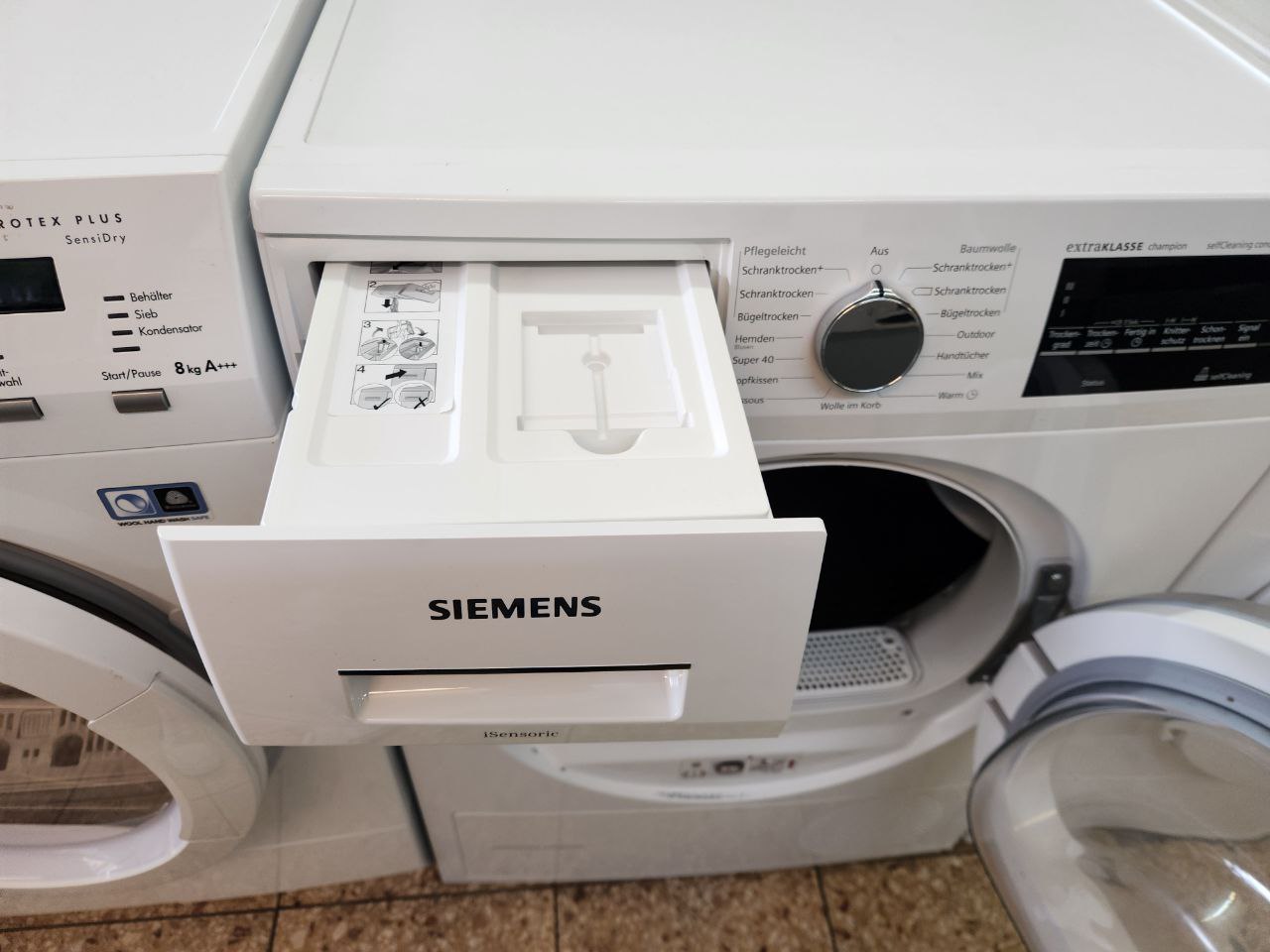 Siemens Wärmepumpentrockner IQ500 extraklasse A++/8kg