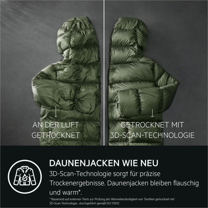 AEG TR9T70689 Wärmepumpentrockner – 8 kg, 3DScan, AbsoluteCare® Plus & MixDry