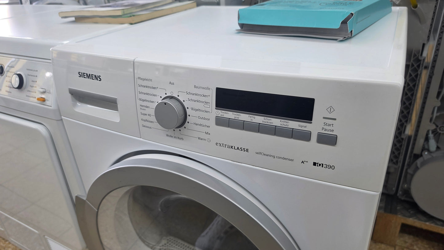 Siemens Wärmepumpentrockner IQ390 A++/8kg