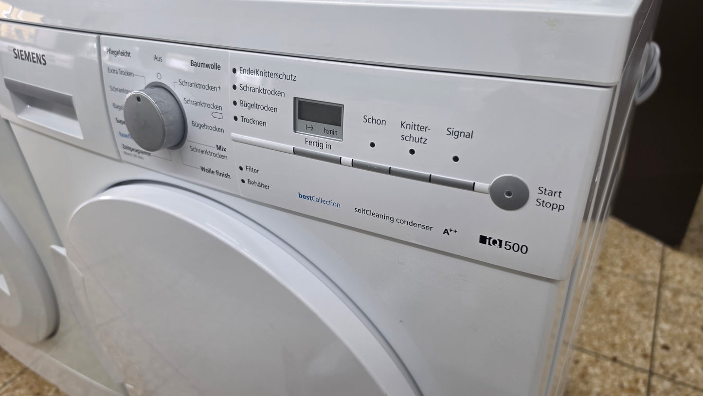 Siemens Wärmepumpentrockner IQ500 A++/8kg