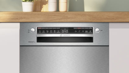 Serie 4, Unterbau-Geschirrspüler, 45 cm, Gebürsteter Stahl SPU4HMS10E