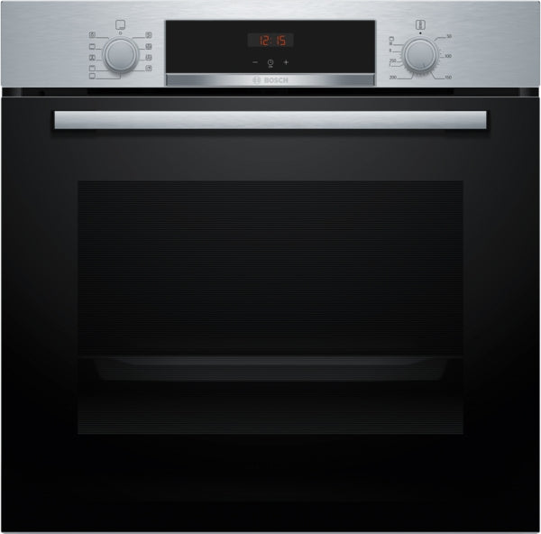Bosch Serie 4, Einbau-Backofen, 60 x 60 cm, Edelstahl HBA514BS3