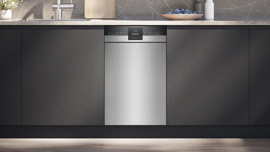 iQ300, Unterbau-Geschirrspüler, 45 cm, Gebürsteter Stahl