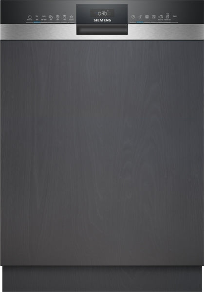 SIEMENS iQ300, Teilintegrierter Geschirrspüler, 60 cm, Gebürsteter Stahl SN53HS03TE