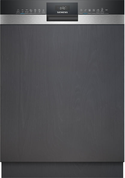 SIEMENS iQ300, Teilintegrierter Geschirrspüler, 60 cm, Gebürsteter Stahl SN53HS03TE