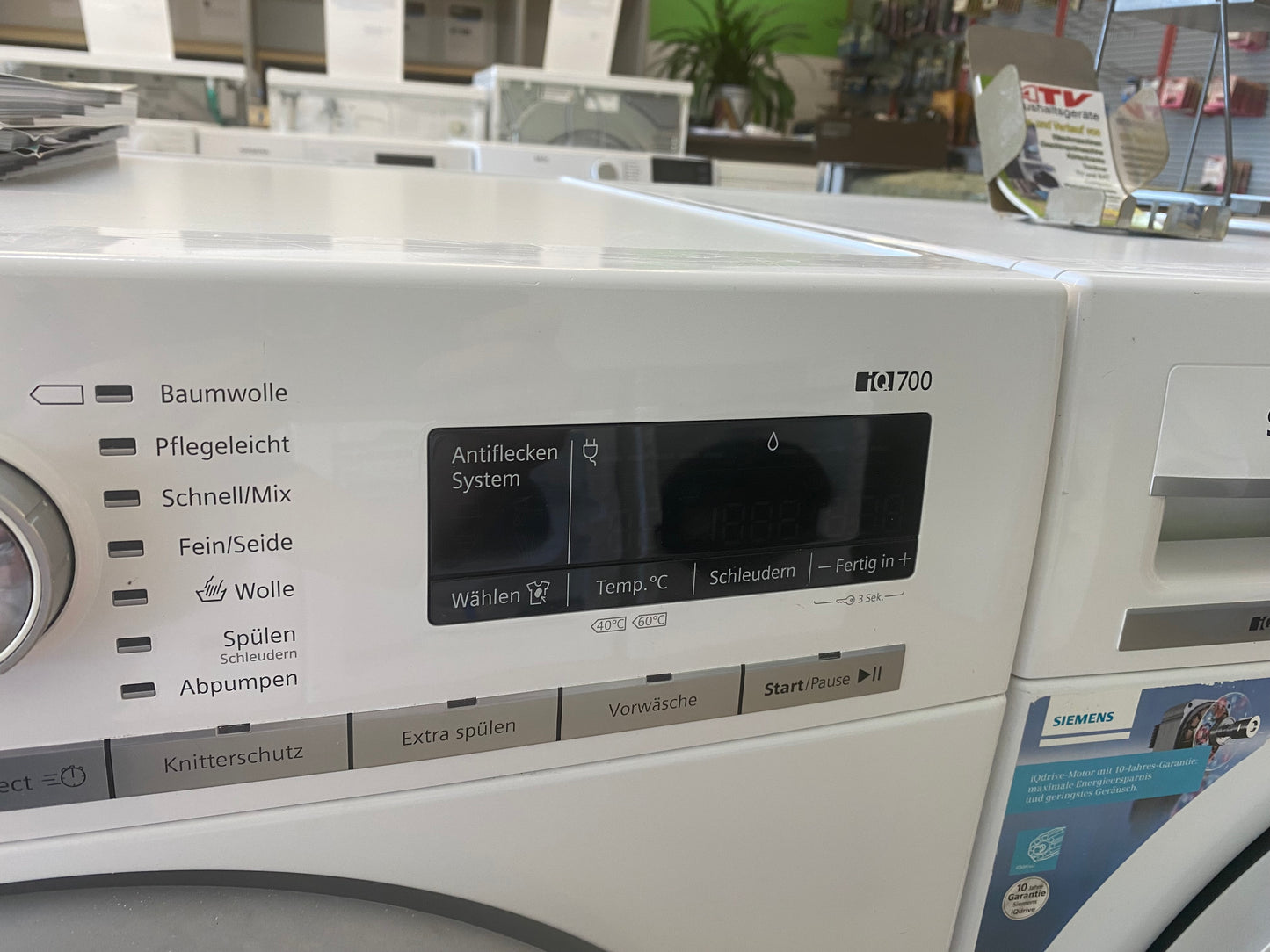 Siemens Waschmaschine IQ700 A+++ / 9kg