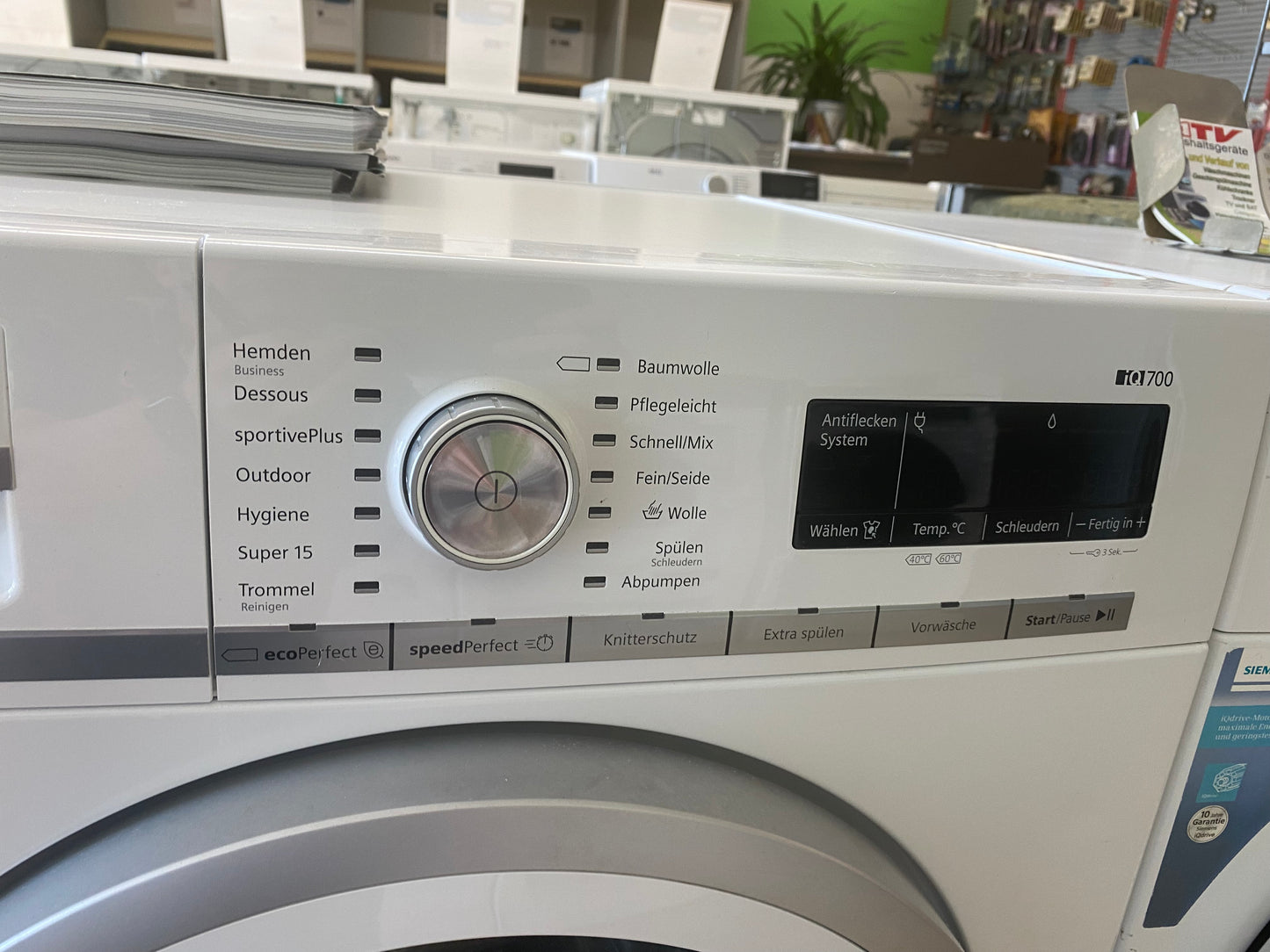 Siemens Waschmaschine IQ700 A+++ / 9kg