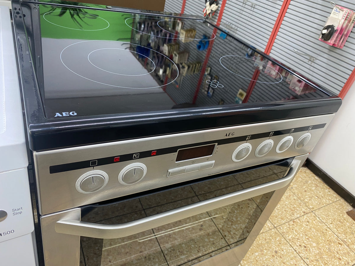 AEG freestanding stove with 60cm ceramic hob