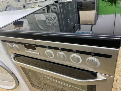 AEG freestanding stove with 60cm ceramic hob
