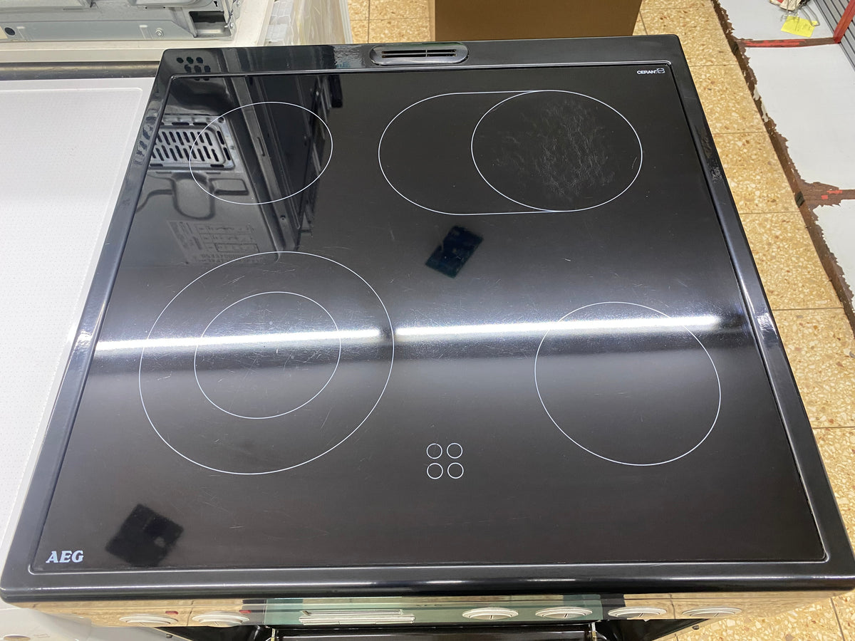 AEG freestanding stove with 60cm ceramic hob
