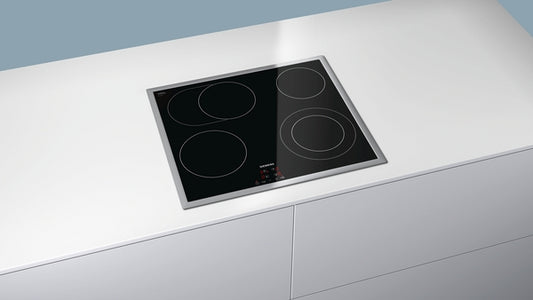 Siemens iQ300, Elektro-Kochfeld, 60 cm, Mit Rahmen aufliegend ET645HN17E