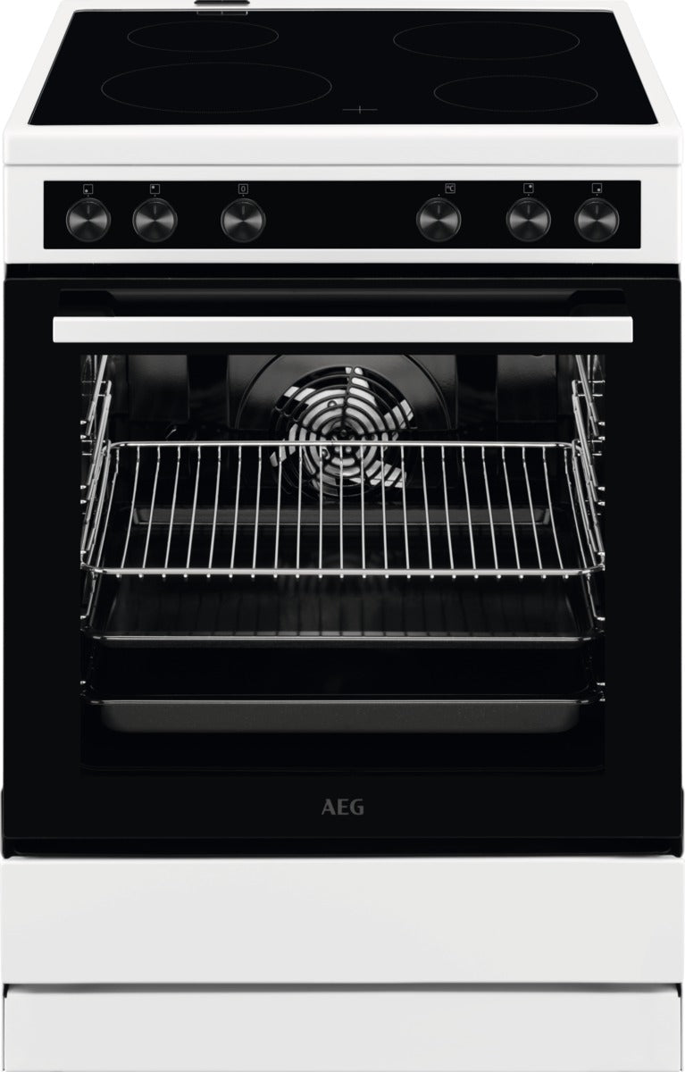 Standherd mit Glaskeramik-Kochfeld / 60 cm CCB6206ABW