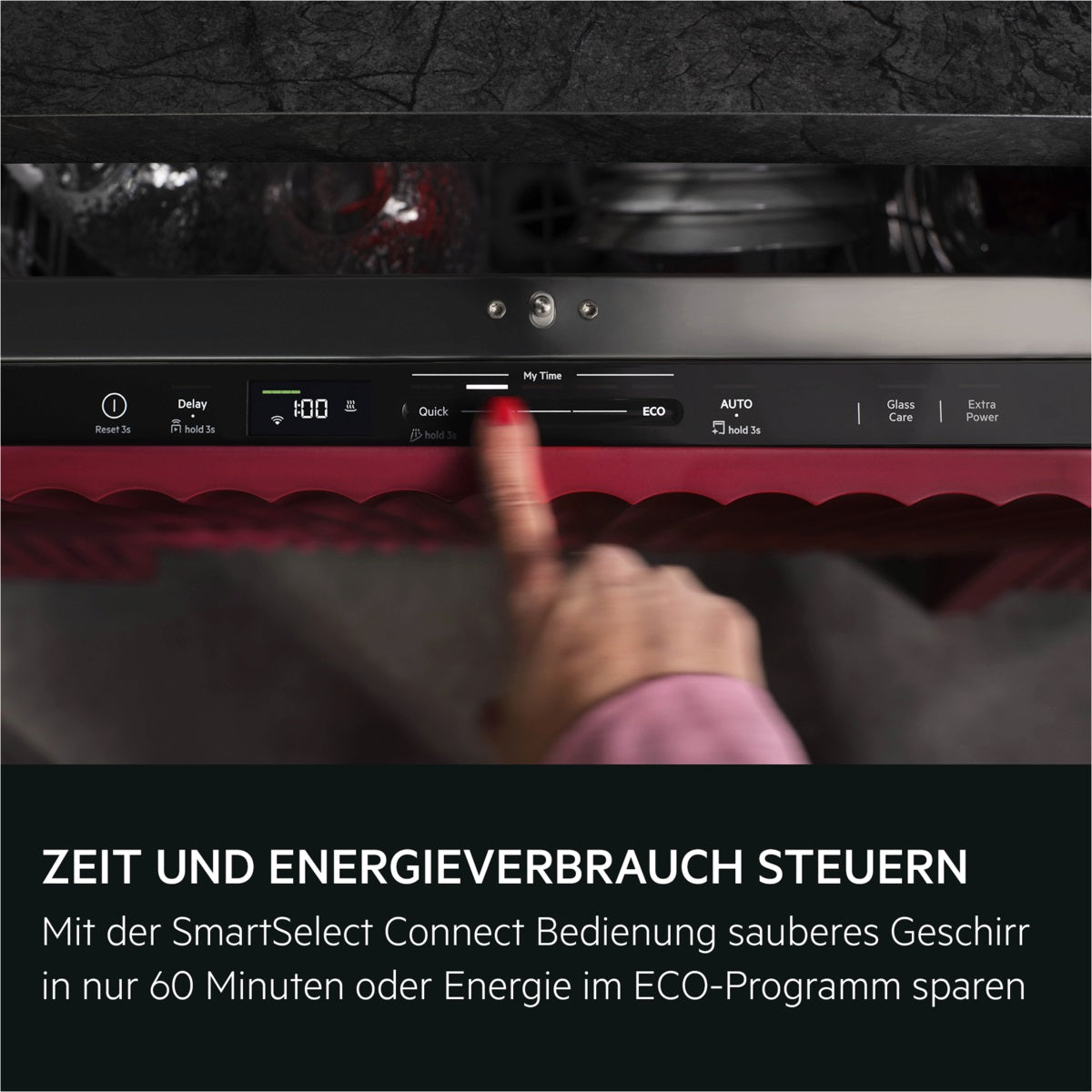 AEG 8000 Integrierter-Geschirrspüler. SatelliteClean Pro GT8200A2SFM