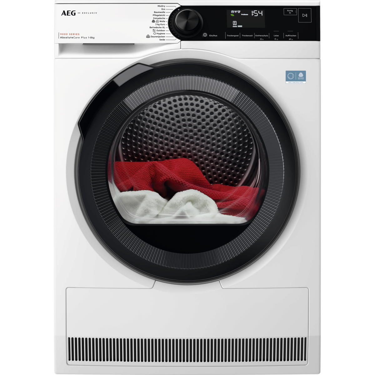 AEG TR9T70689 Wärmepumpentrockner – 8 kg, 3DScan, AbsoluteCare® Plus & MixDry