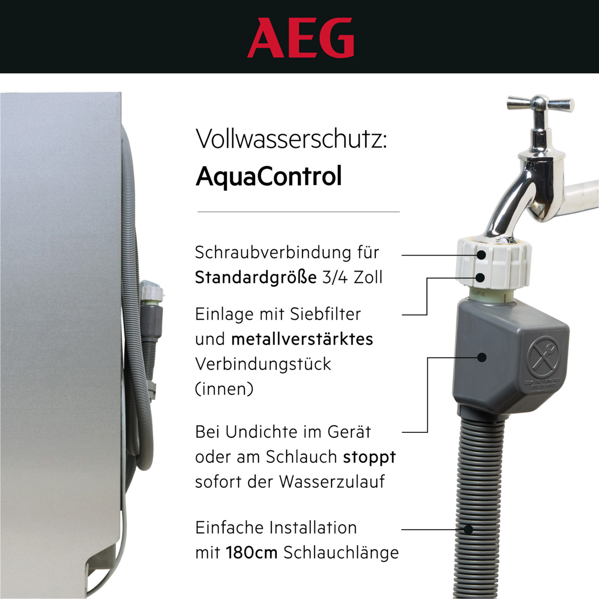 AEG 8000 Integrierter-Geschirrspüler. SatelliteClean Pro GT8200A2SFM