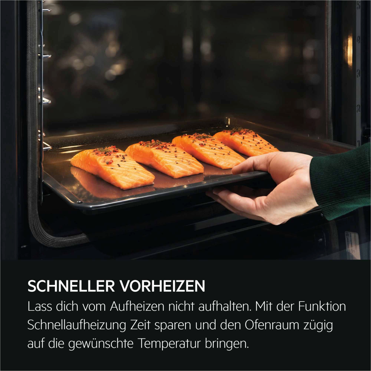 AEG TE7AB63FSB Einbaubackofen – 72 Liter, EXCite Touch-Display, MealAssist &amp; SoftClosing