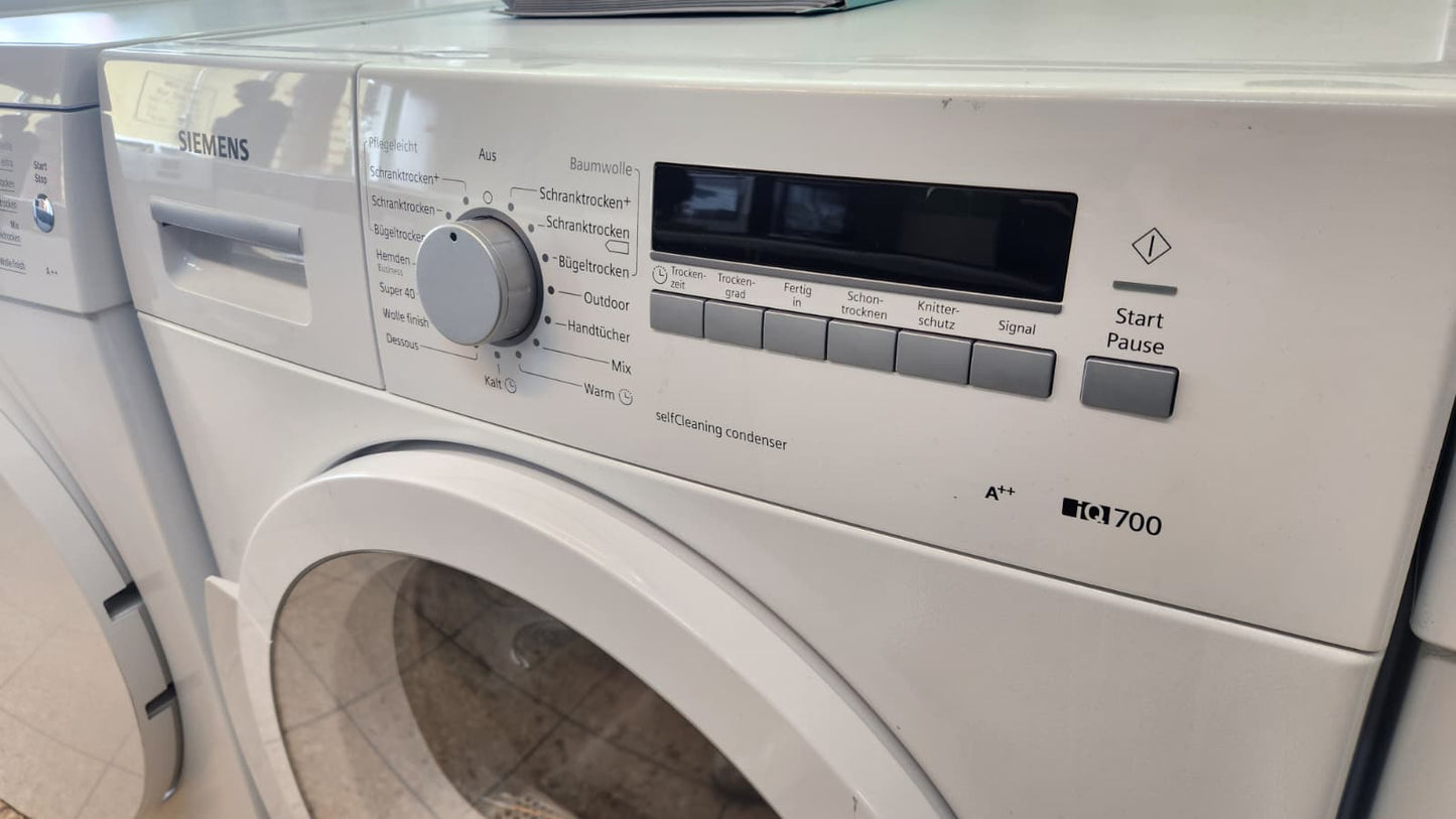 Siemens IQ700 Wärmepumpentrockner A++/8kg