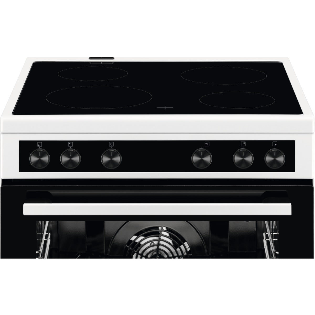 Standherd mit Glaskeramik-Kochfeld / 60 cm CCB6206ABW