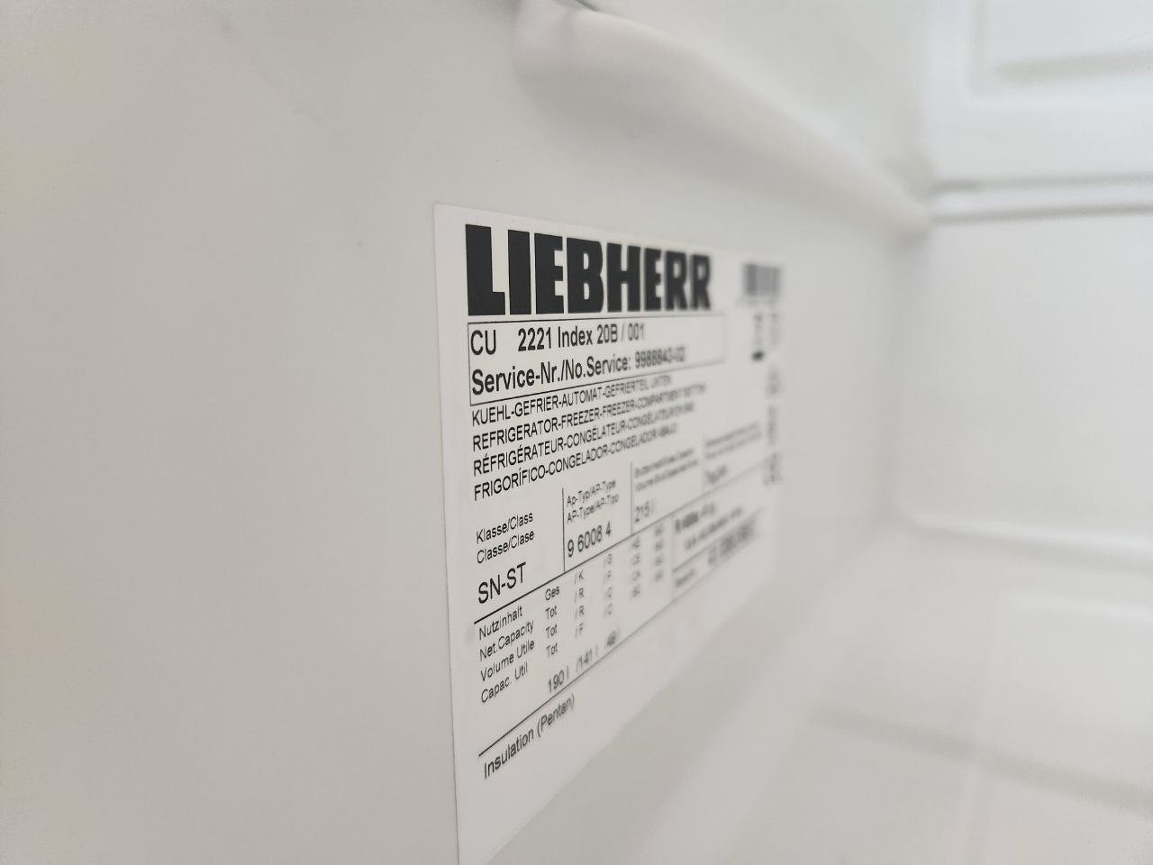 Liebherr Kühl-Gefrierkombination A+